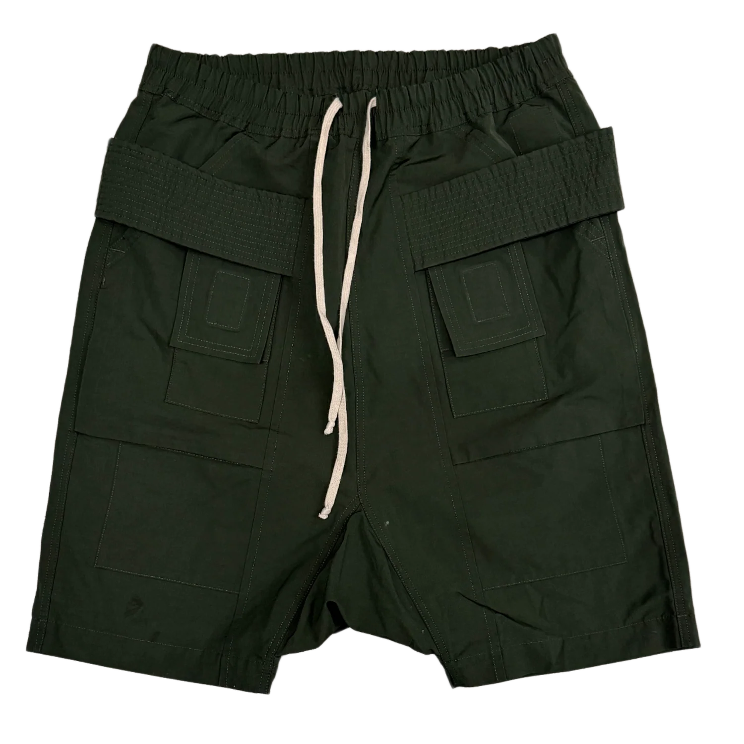 Rick Owens 'Forest Green' Cargo Pod Shorts
