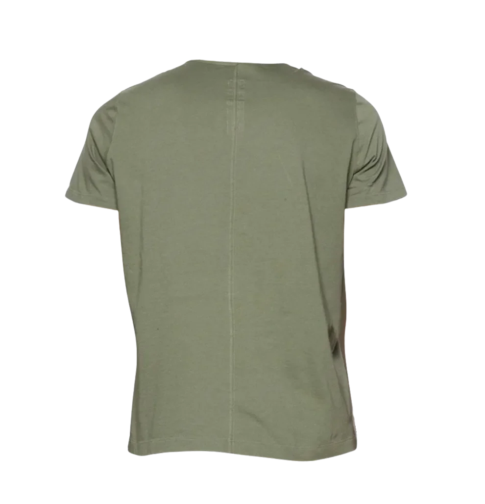 Rick Owens 'Green' Short Level Womens Tee - Image 2
