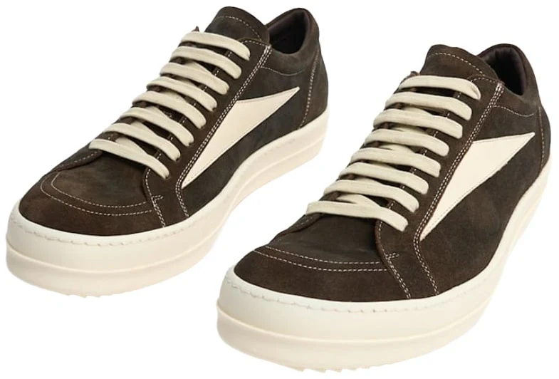 Rick Owens 'Indigo/Milk' Vintage Sneaks - Image 2
