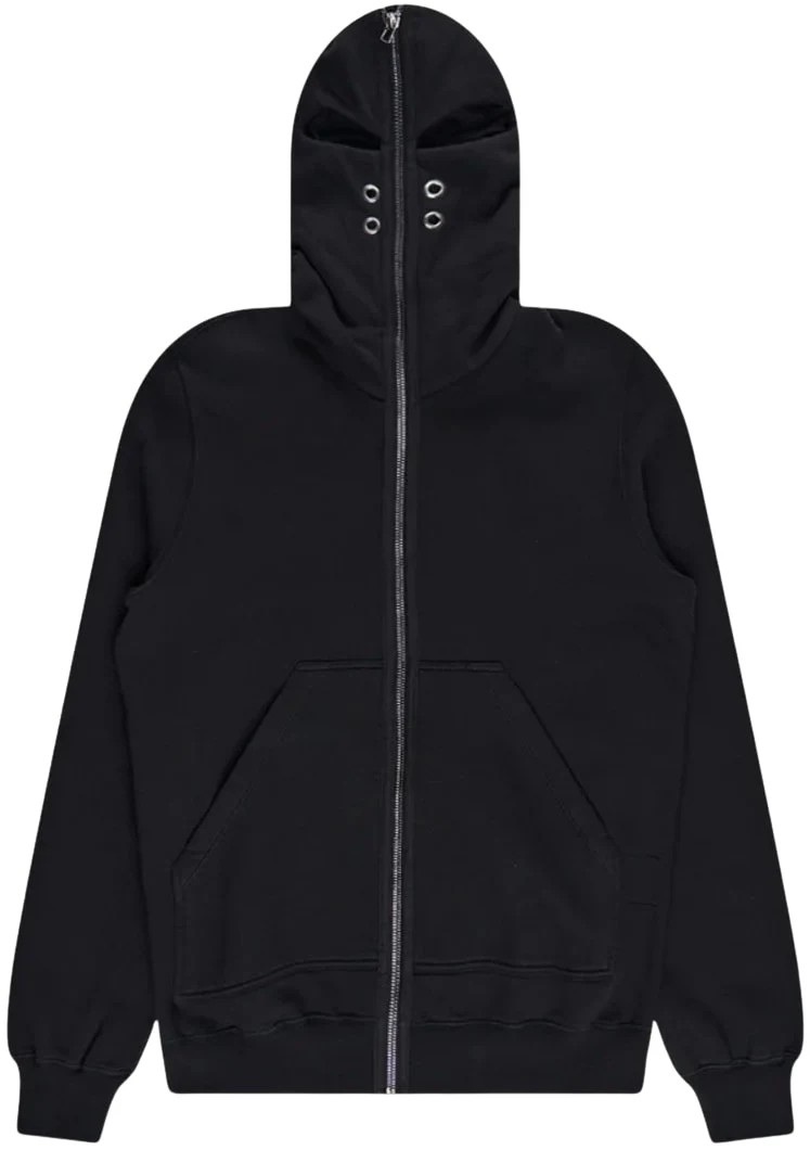 Rick Owens 'Jet Black Gimp' Zip Up