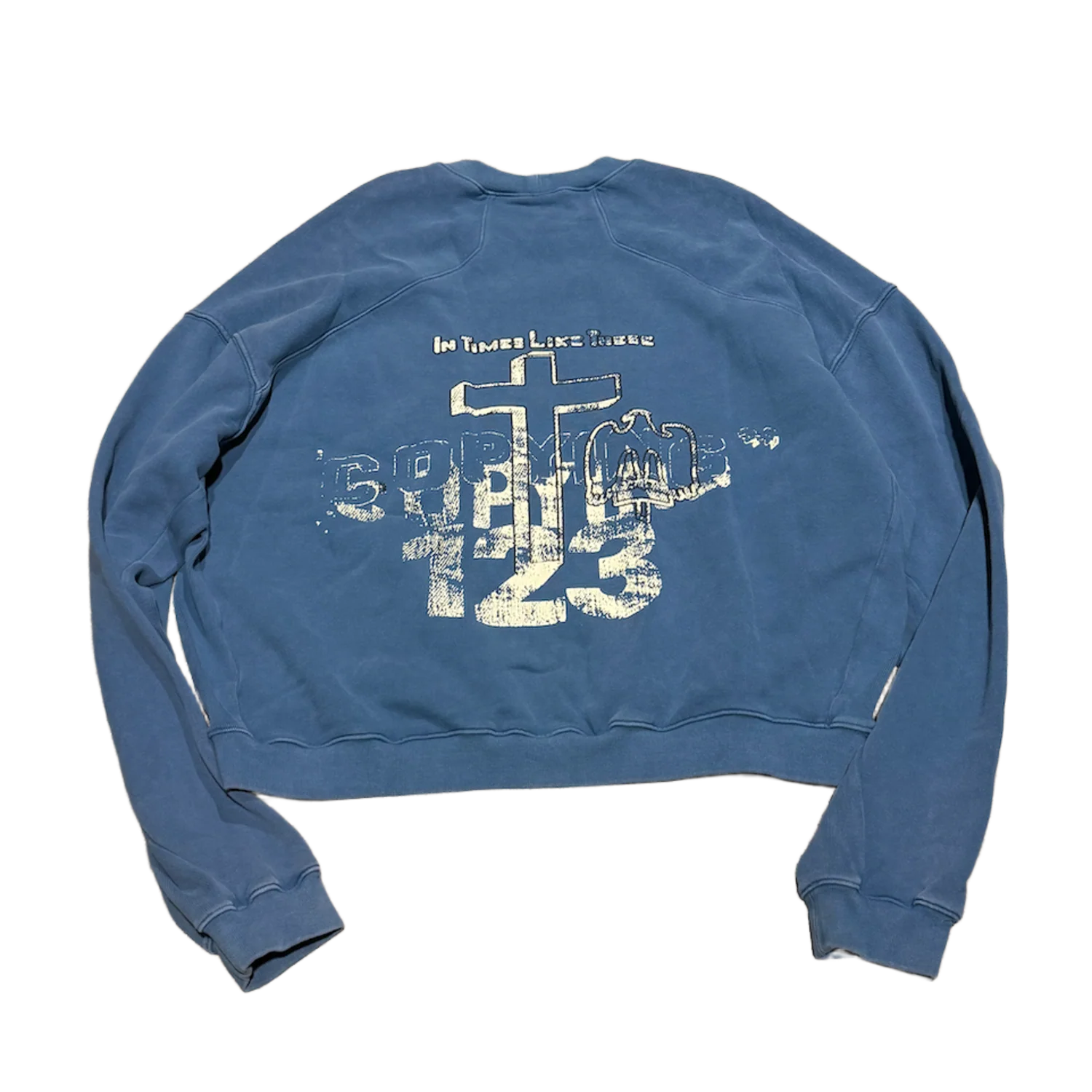 Rivington roi Rebis 'Times Like These' Blue Crewneck - Image 2