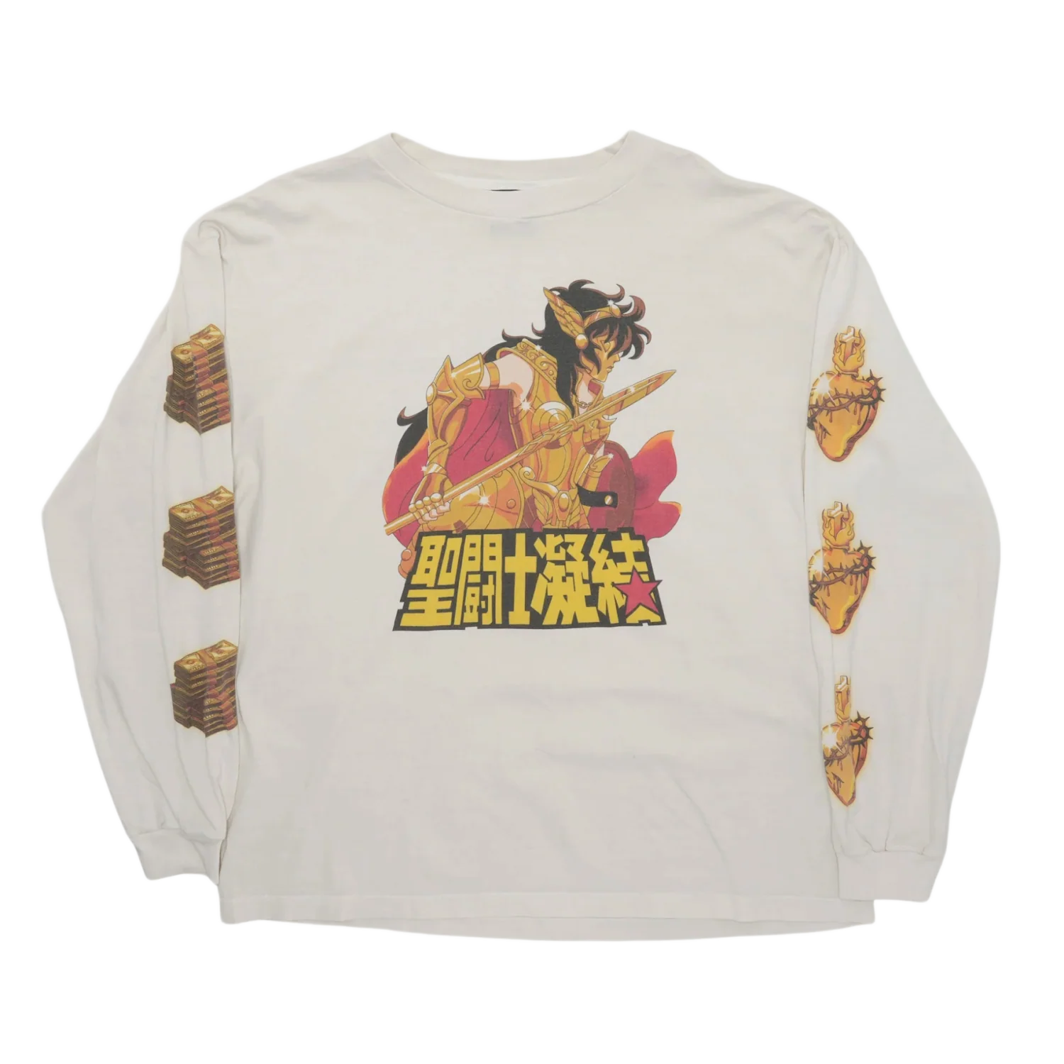 Saint Michael Clot 'Seiya' White Longsleeve