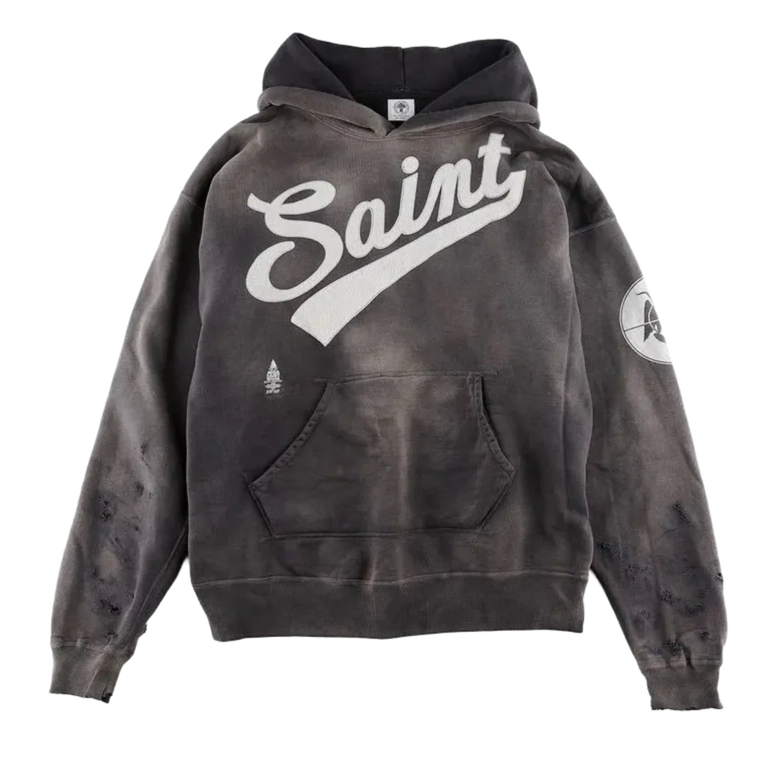 Saint Michael 'Focus' Distressed Hoodie