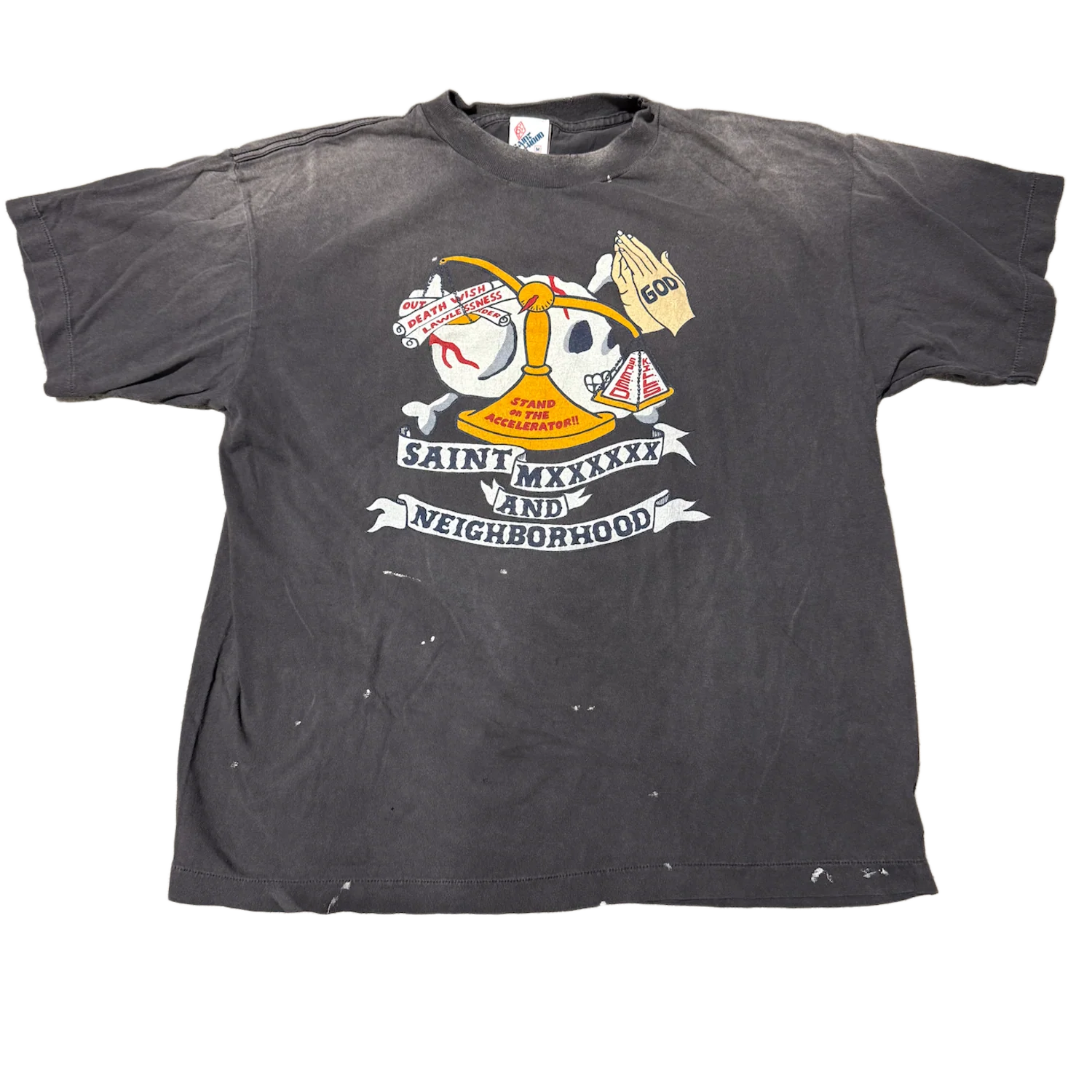 Saint Michael x Neighborhood 'Black' Pray Tee
