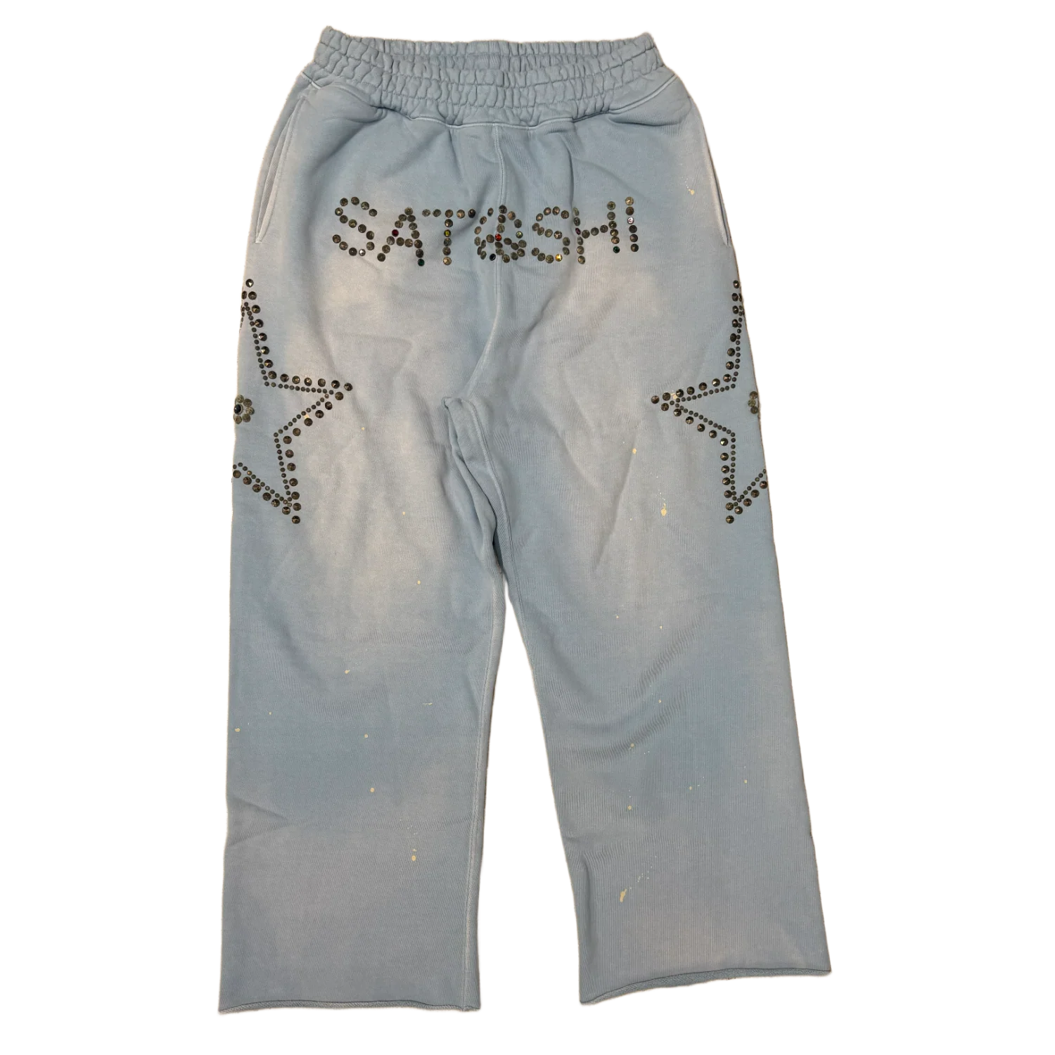 Satoshi Nakamoto 'Blue' Star Studded Sweatpants