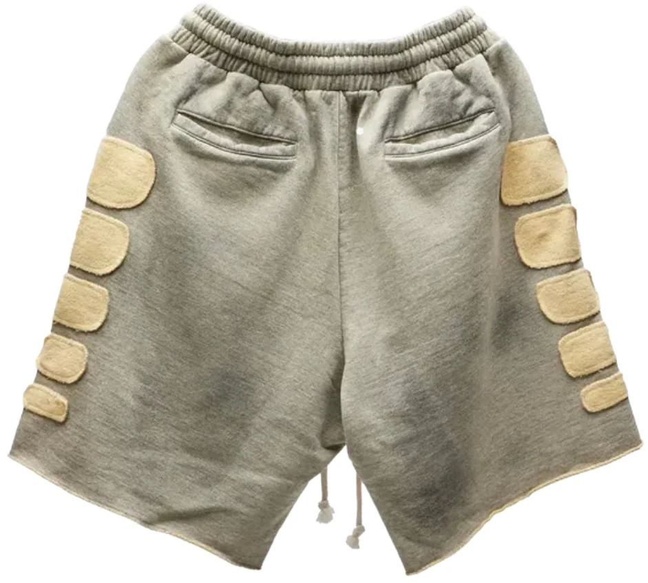 Satoshi Nakamoto 'Destroyed Patchwork' Moto Shorts - Image 2
