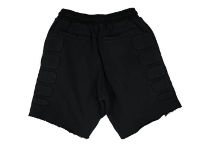 Satoshi Nakamoto 'Moto' Black Padded Shorts - Image 2