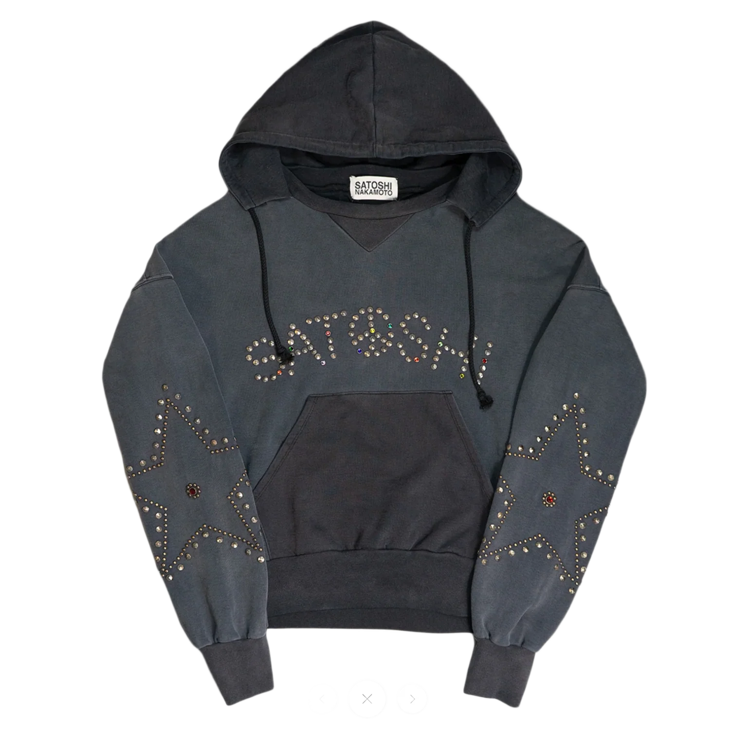 Satoshi Nakamoto 'Star Studded' Black Hoodie