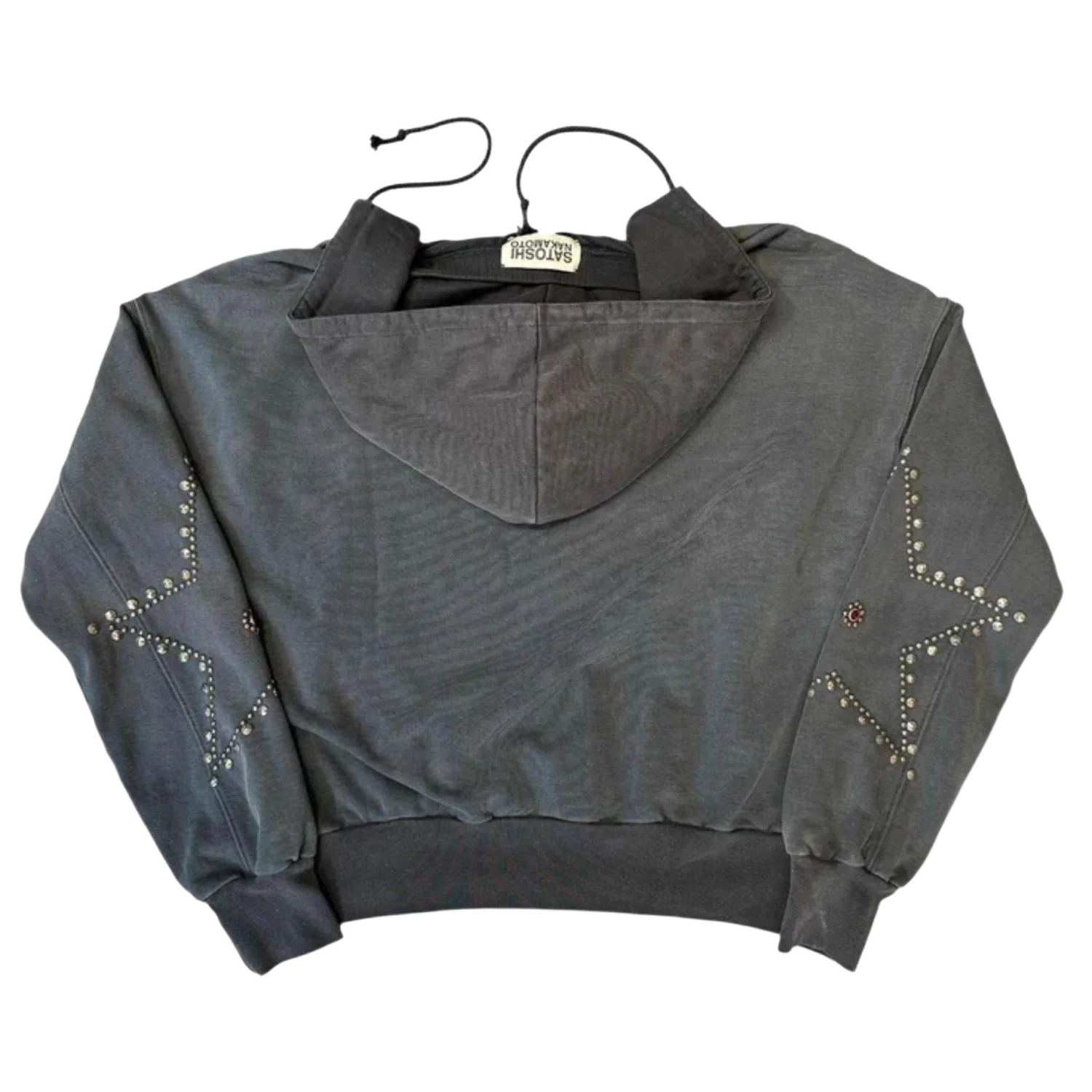 Satoshi Nakamoto 'Star Studded' Black Hoodie - Image 2