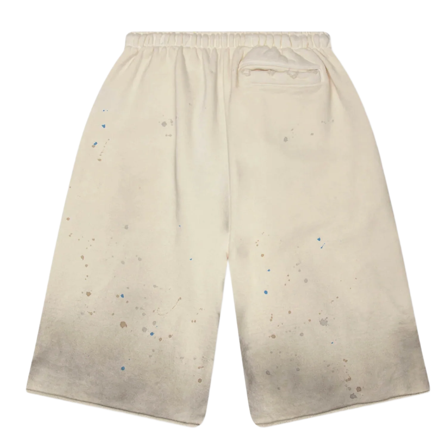 Satoshi Nakamoto 'White' Drifter Studded Sweat Shorts - Image 2
