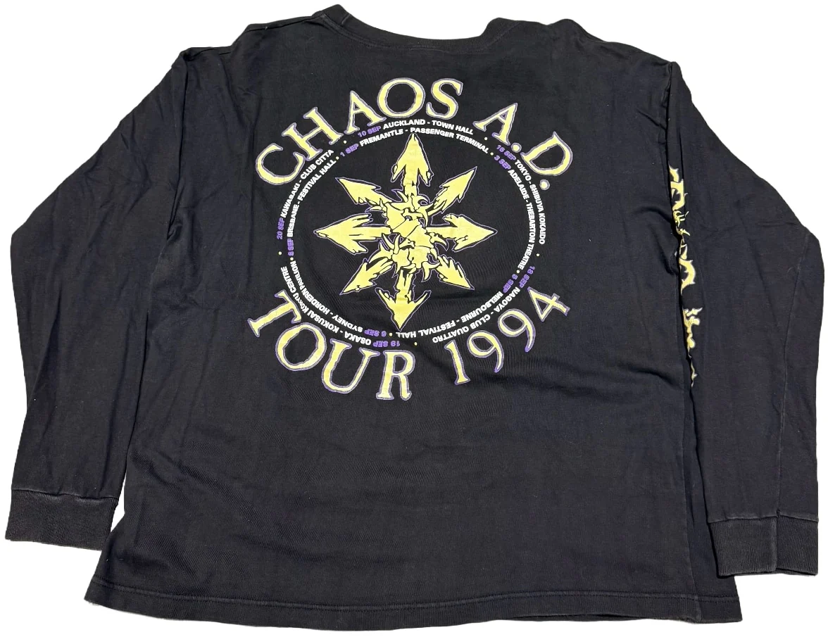 Sepultura 'Chaos A.D. 1994 Tour' Vintage Longsleeve - Image 2