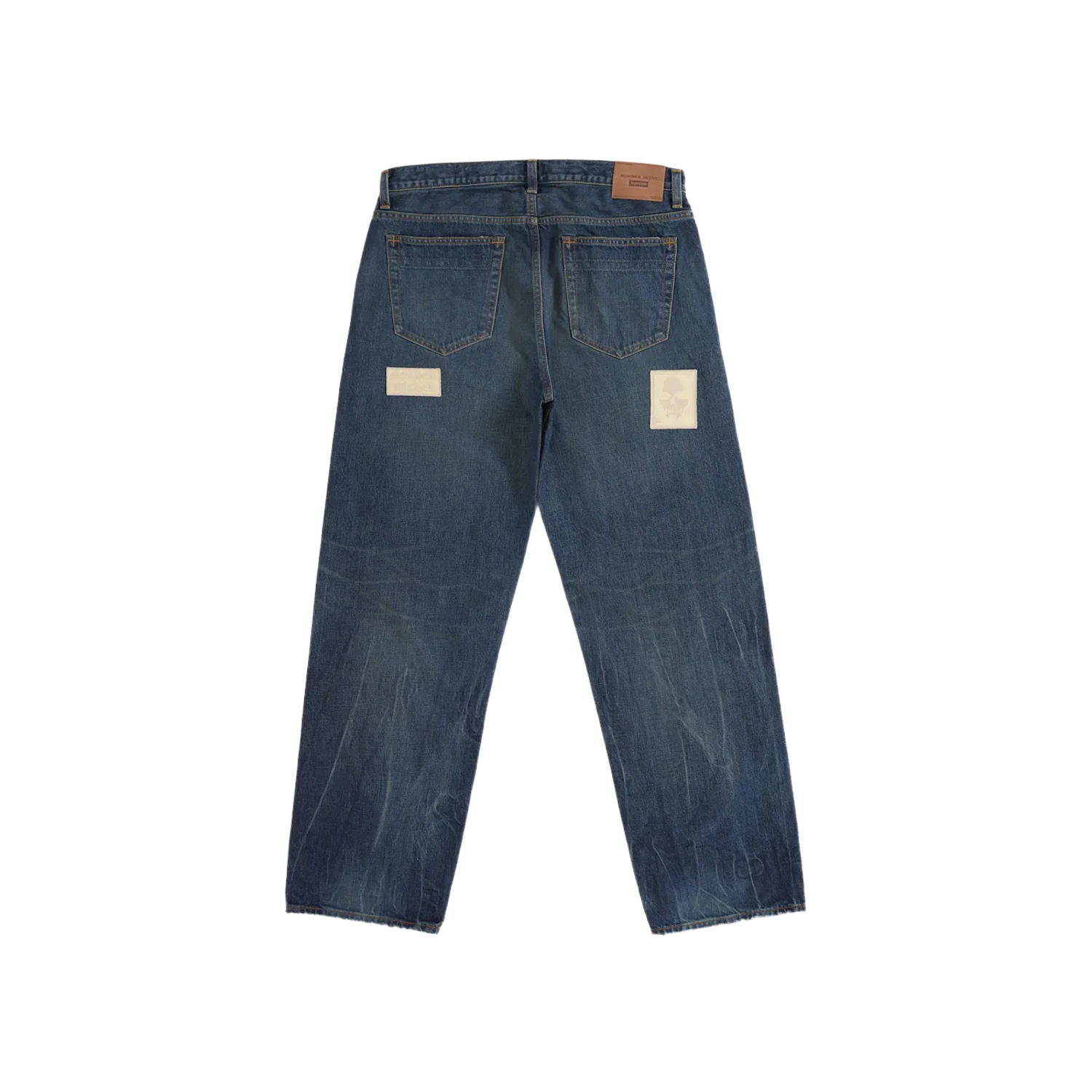 Supreme Number (N)ine Patches Loose Fit Jean Dark Indigo - Image 2