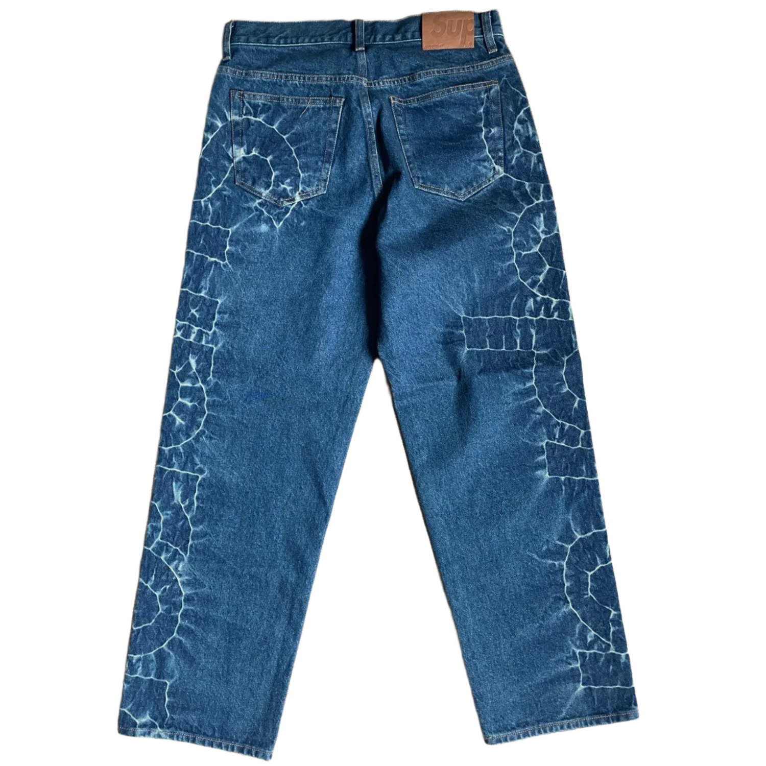 Supreme 'Rigid Indigo' Shibori Jeans - Image 2
