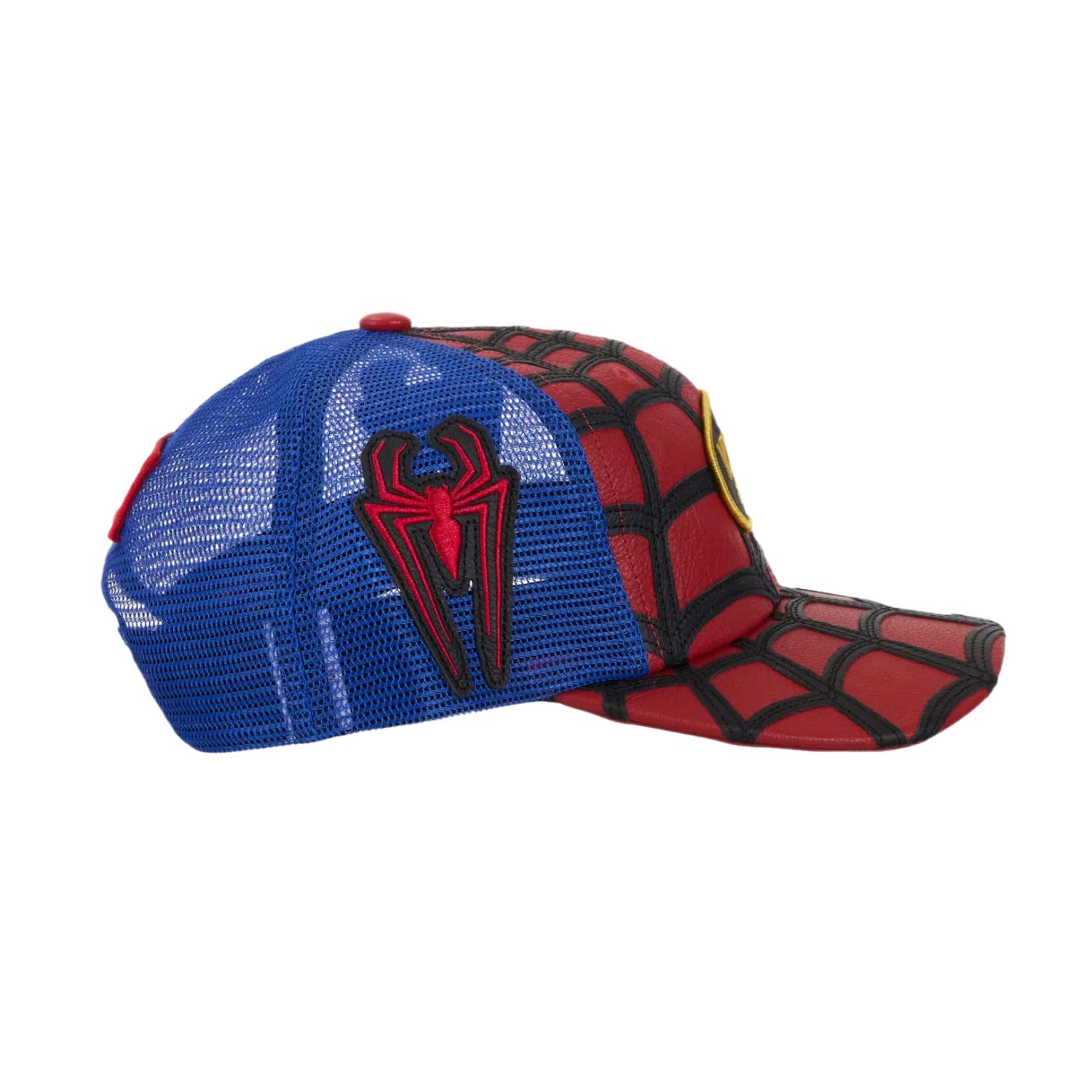 Supreme Vanson Leather Spider-Man 'Red' Mesh Back 6-Panel Hat - Image 2