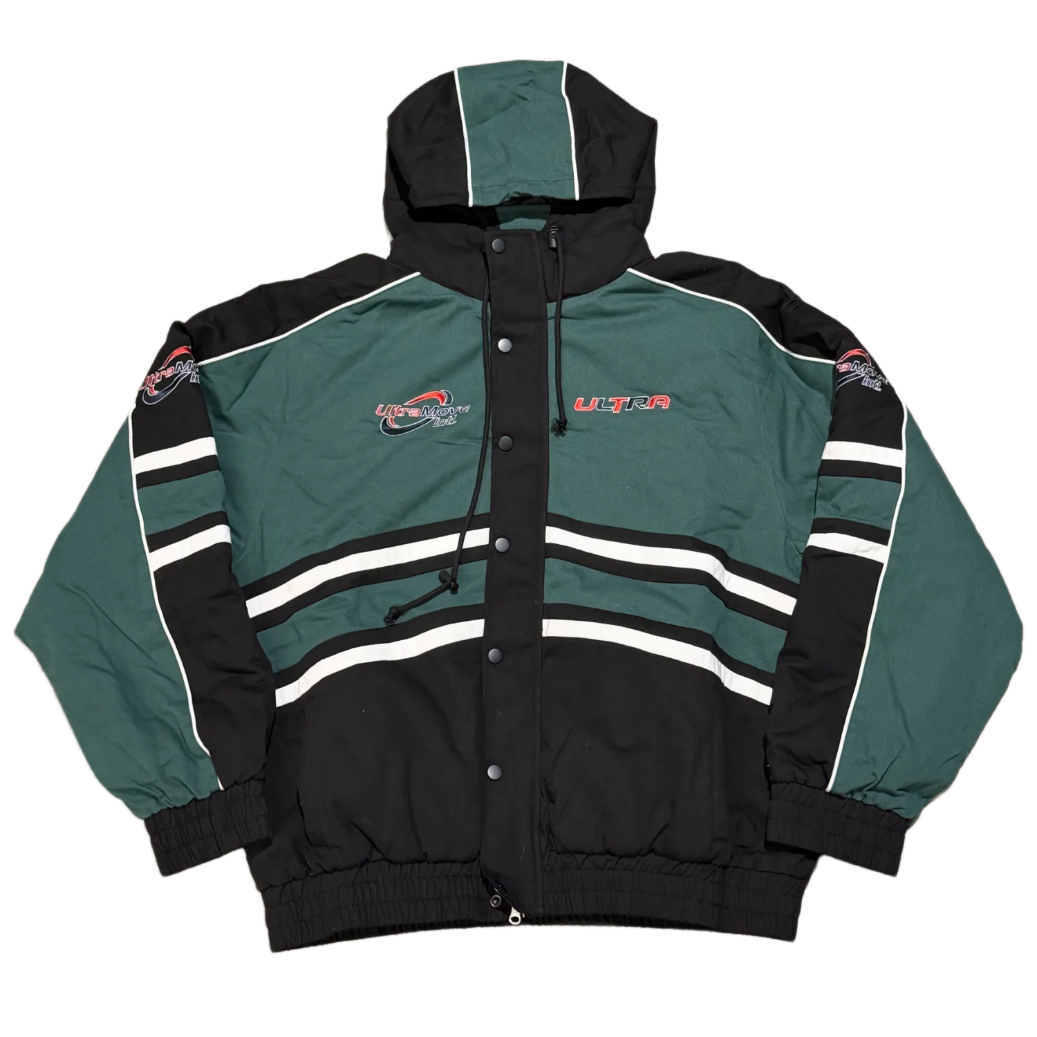 Ultra Wrld 'Move Intl' Green Puffer Jacket