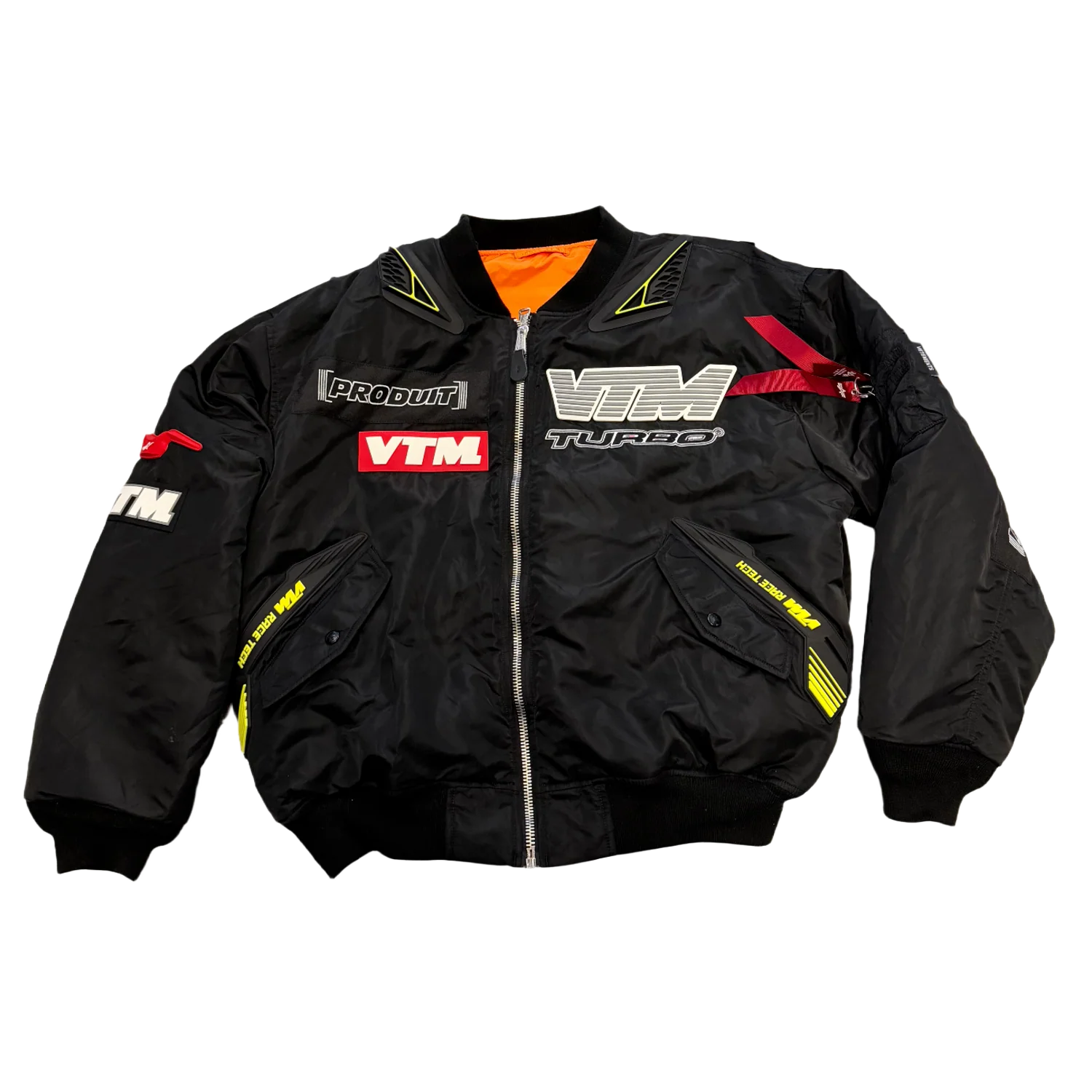 Vetements 'Alpha Industries' Black Bomber Puffer Jacket