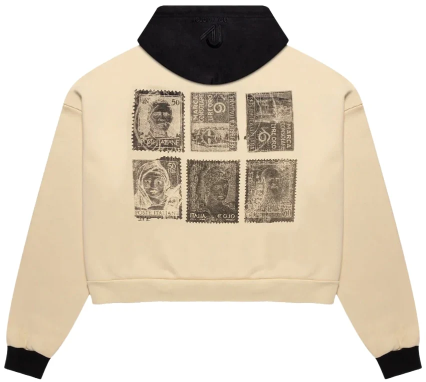 Vuoto 'Cream' Ransom Letter Hoodie - Image 2