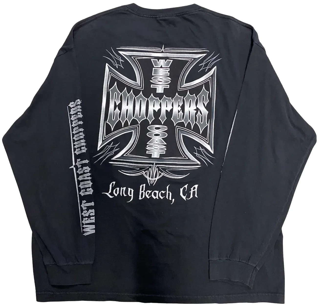 West Coast Choppers 'Metallic Classic Logo' Vintage Longsleeve - Image 2