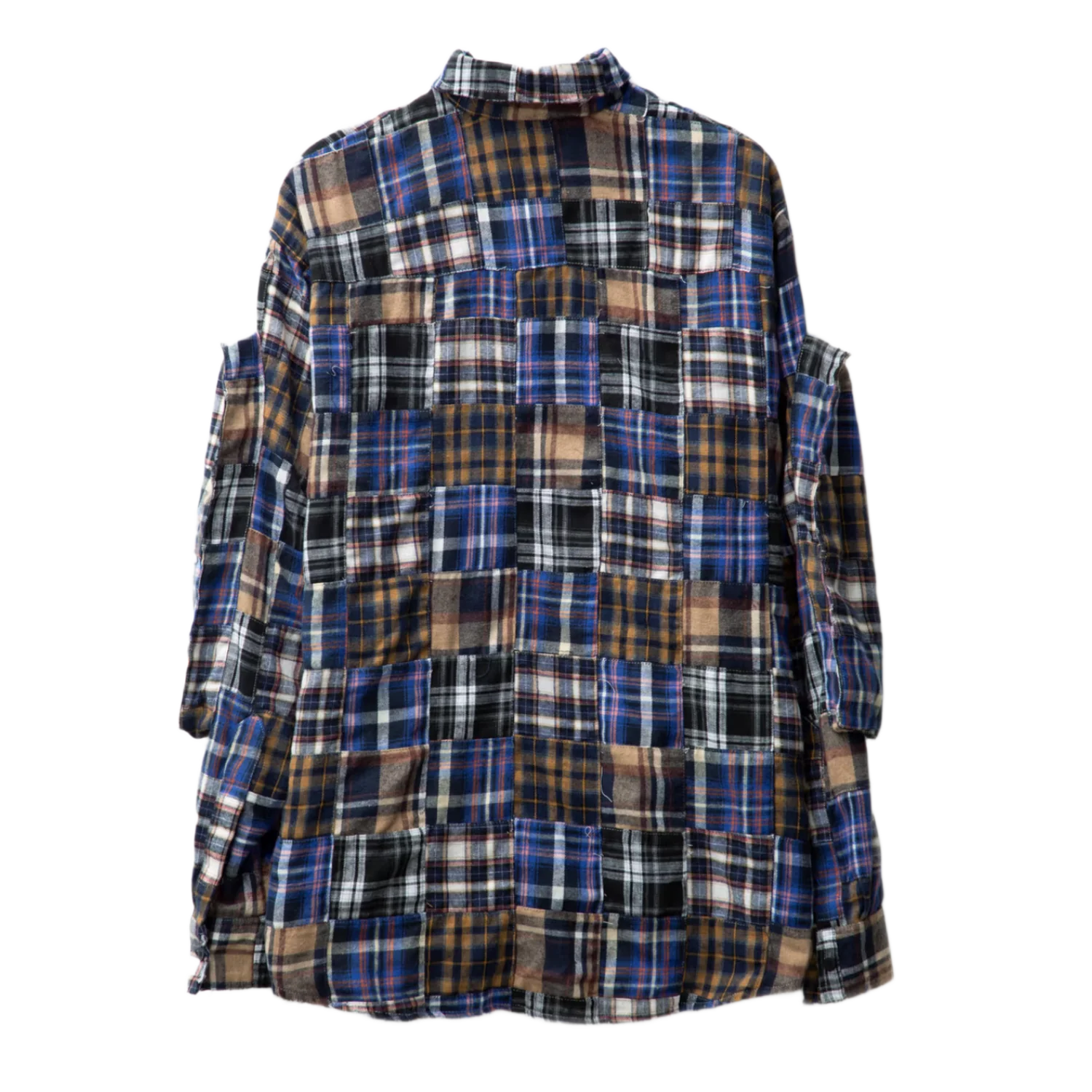 Who Decides War 'Multiplaid' Pocket Flannel Shirt - Image 2